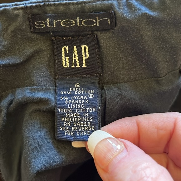 Gap navy blue lined  miniskirt sz 6 - Picture 4 of 4